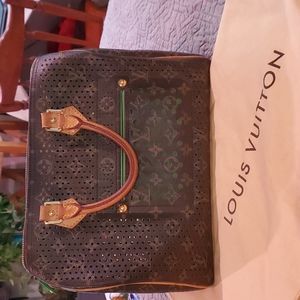 Louis vuitton perforated speedy bag